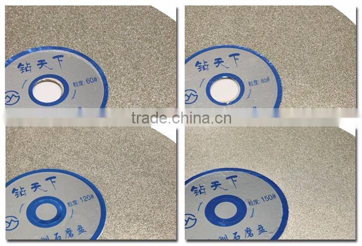 Diamond Coated 6 inch Flat Lap Wheel Lapidary Lapping Polishing Disc Lapidary Tools Jade Agate Amethyst Stone Tourmaline Opal