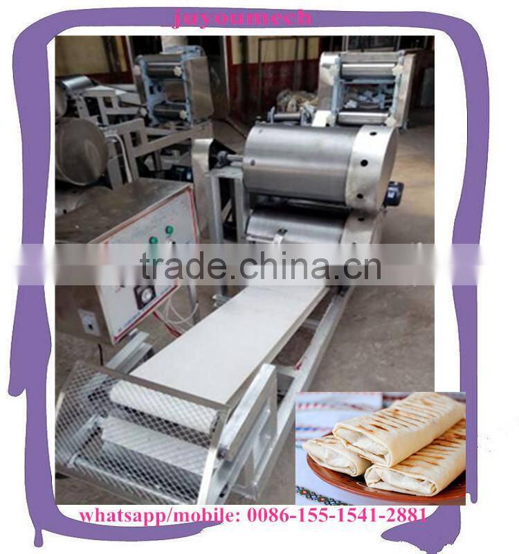 Most popular bakery thin pancakes processing line/Turkish pita bread making machine