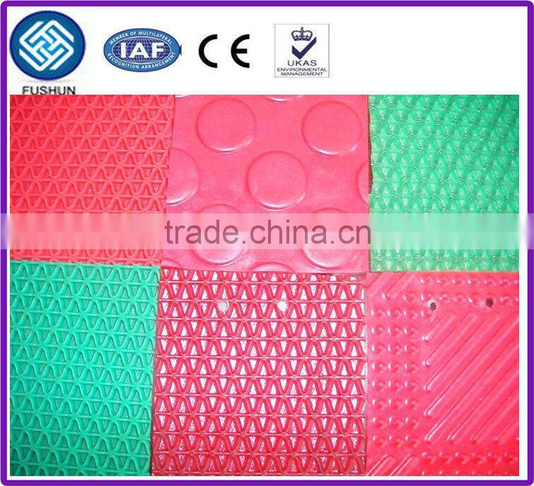 PVC waterproof outdoor mat/antifatigue mat transparent