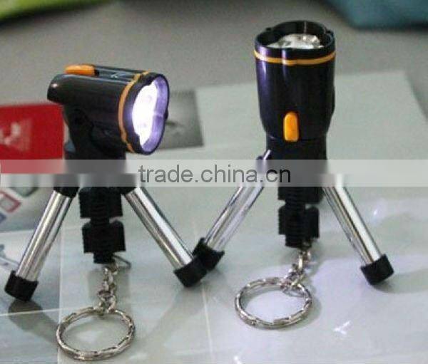 Plastic led light lantern keychain flashlight