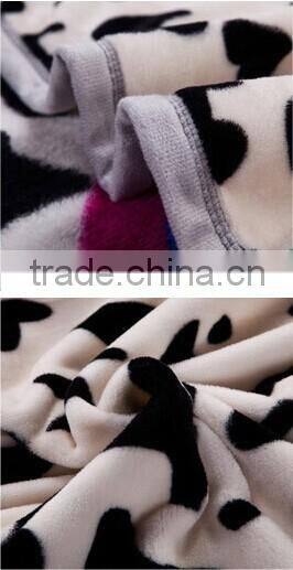 single double queen king size kids cute cow design blanket thick good quality blanket