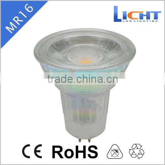 L-SL led spotlight 5W gu10 COB led china lighting glass gu10 lamp shop light led