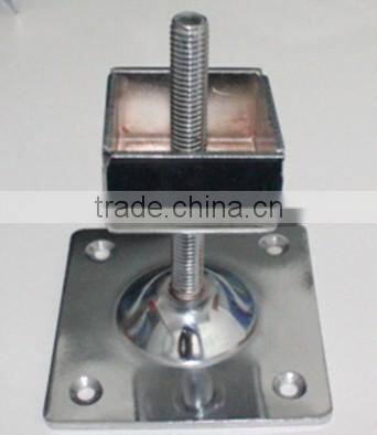 Adjustable hight Floor mounted post base