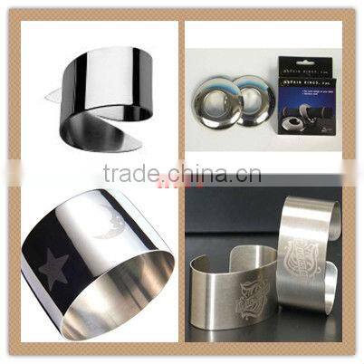 stainless steel table napkin rings for weddings