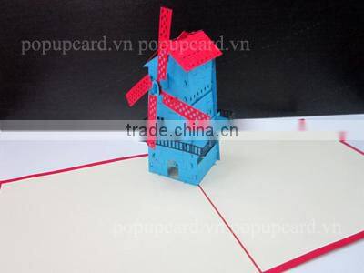 Hummingbird Happy birthday 3d pop up card