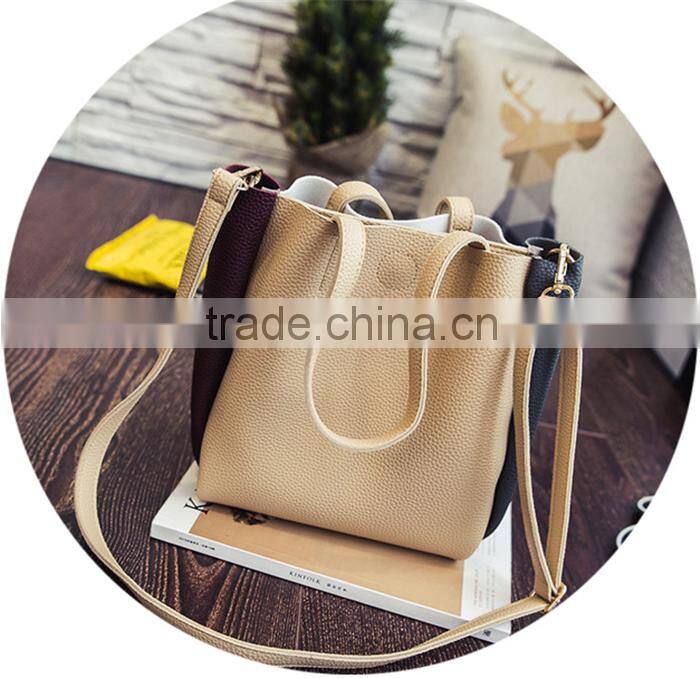 Latest college girls shoulder bags korean style ladys long strap hand bags