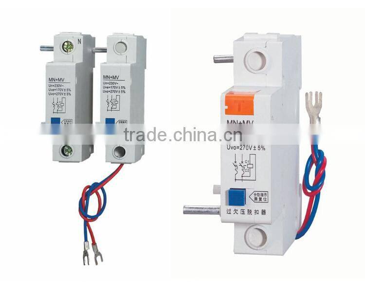 Hot sale DZ47-100 MX shunt tripping device circuit breaker accessories automatic reset circuit breaker