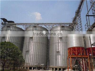 Easy installation corrugated plate steel grain silo for sale