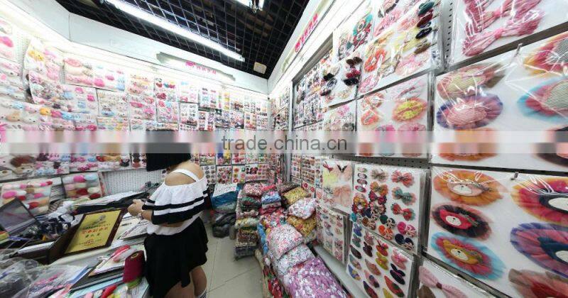 chiffon Gauze flower with diamond DIY Accessories 6.5CM 16 colors