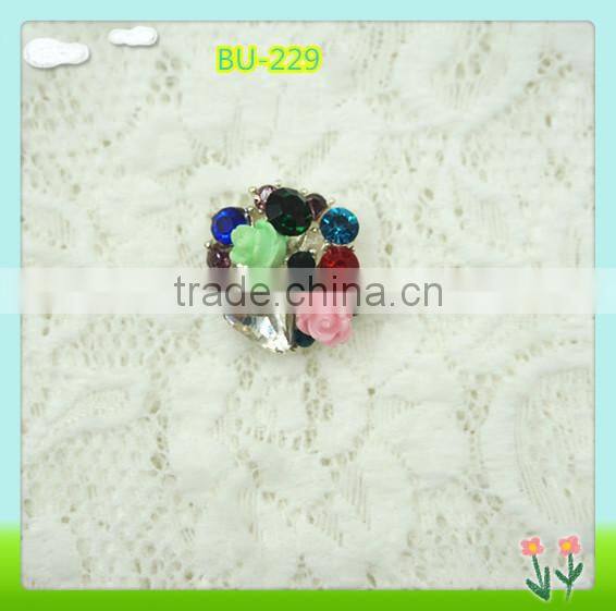 2015 Fashion newest flower buttons for decoration