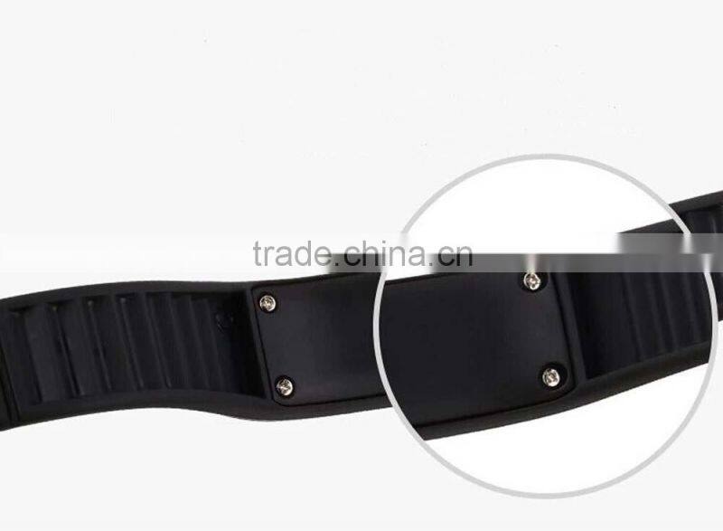 Silicone Rubber Gel Jelly Unisex LED Wrist mens Watch Bracelet