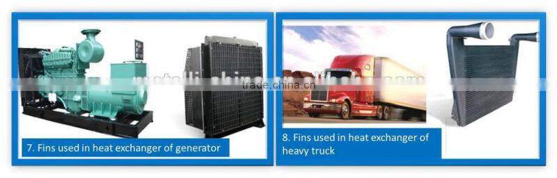 China supply high quality condenser wavy aluminum fin