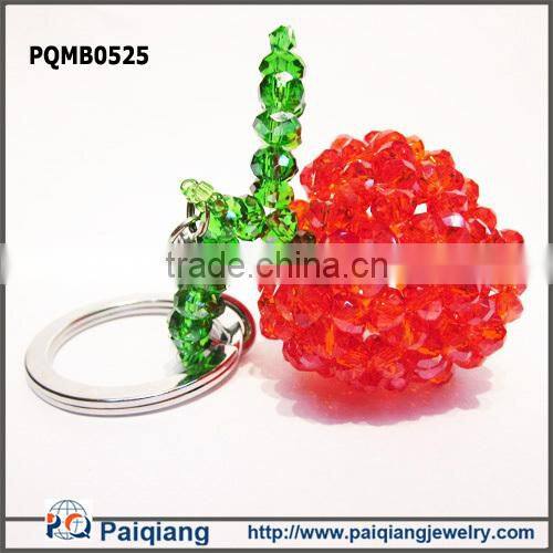 bag accessories keychain , fruit keychain , strawberry keychain