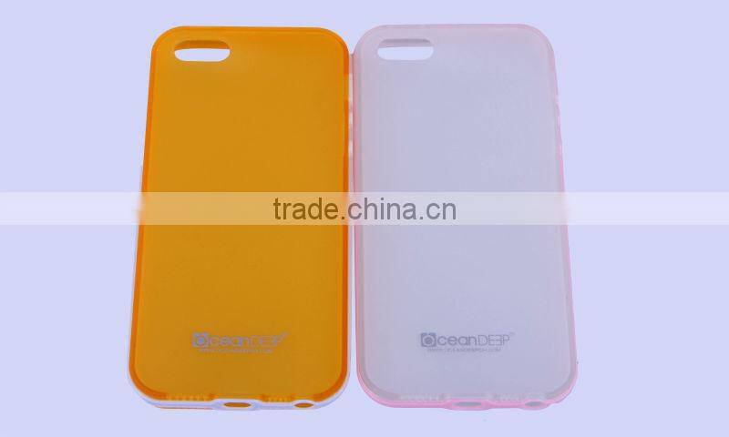 dual color protective pc bumper case for iphone 5