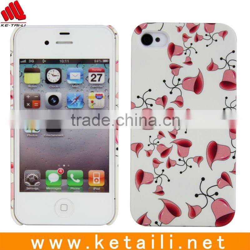 Rubberized hard plastic handphone case for iphone