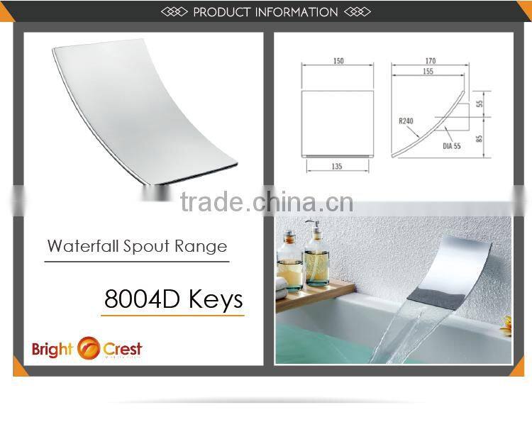 Vivid Wall Mounted Half Inch Thread Bath Spout