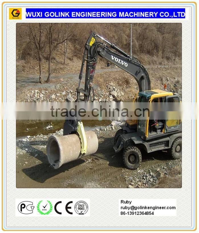made in china hydraulic log grab for excavator
