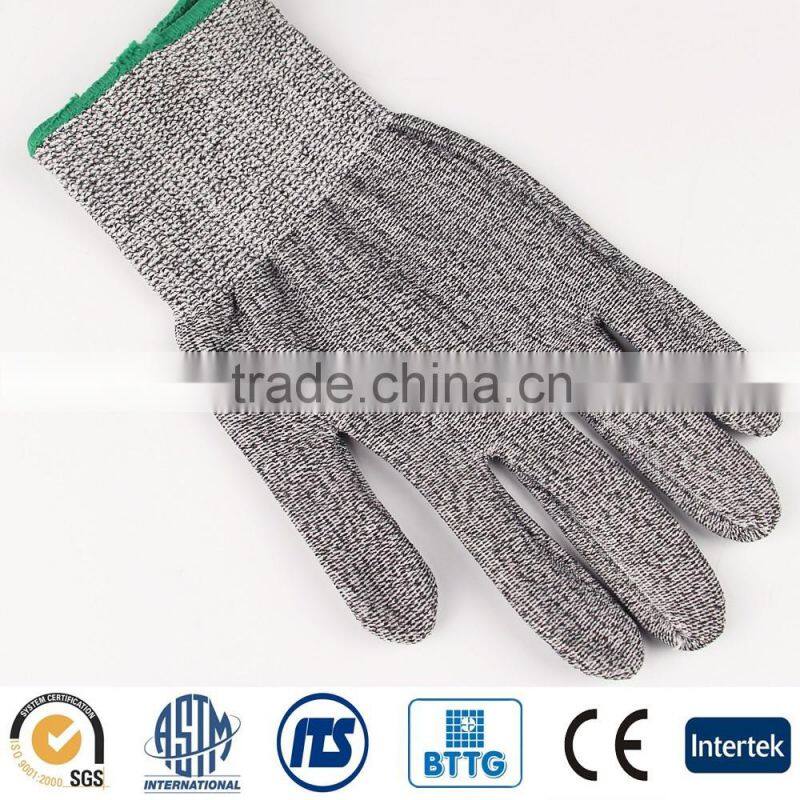 HPPE Nylon Spandex U2 Texture Cut Resistant Comfortable Gloves