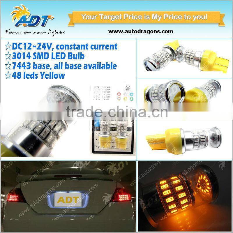 48 SMD Car White H8 H11 LED Fog Day Driving Bulbs Light Lamp 12V