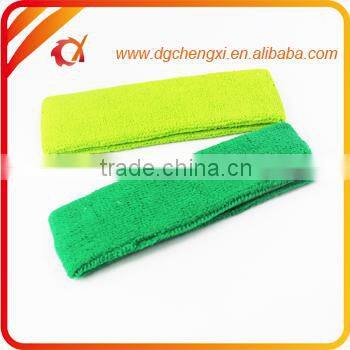 High qualitycustomized logo cotton sweatband set