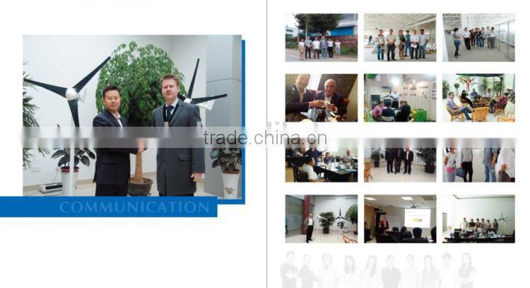 100W 3 Blades Vertical Axis Wind Turbine Generator