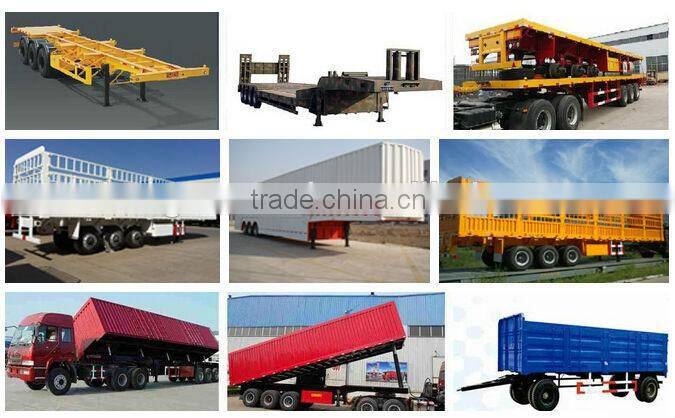 CSAC Tri-axle Container transportation chassis, flatbed trailer, 40ft semi trailer