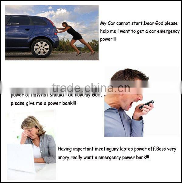 Car accessories rechargeable battery Waterproof 12v mini car jump starter