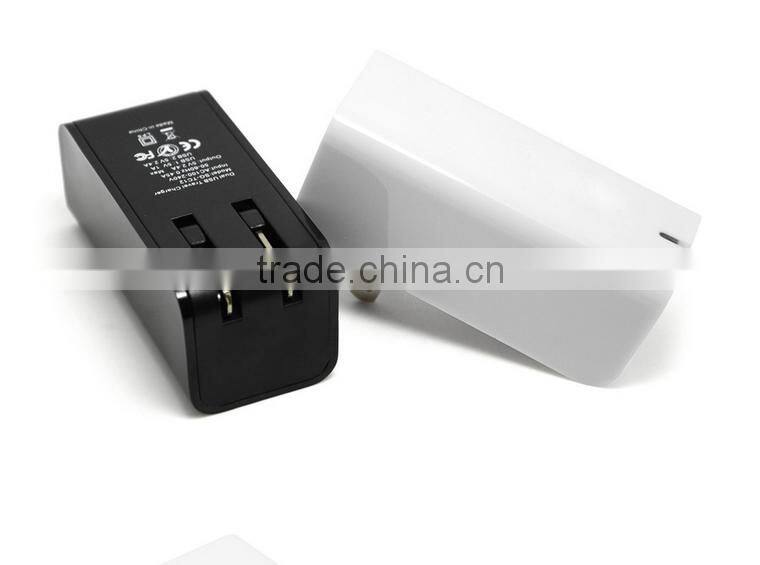 Fortable Dual usb wall home charger US plug for iphone, ipad, samsung and tablet CE, FCC