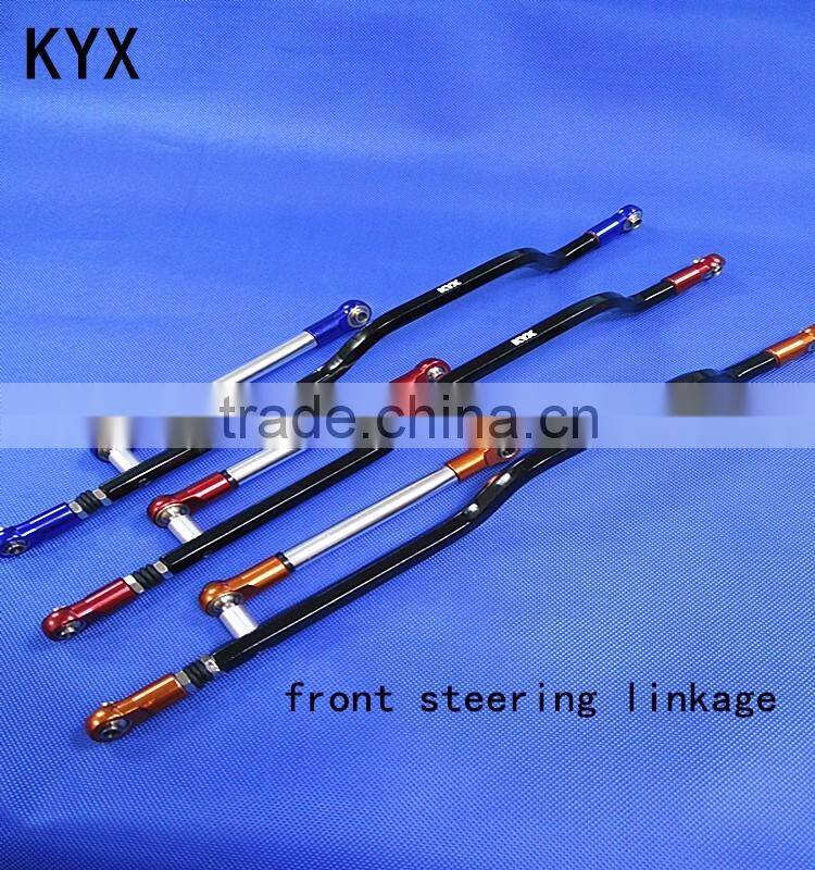 kyx rock climbing car billet machined alloy front steering linkage for axial wraith