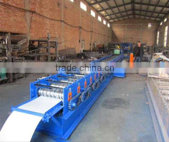 PLC Controled K shape gutter roll forming machine