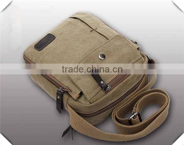 Classic Messenger Bag - Vintage Canvas Shoulder Bag for All-Purpose Use