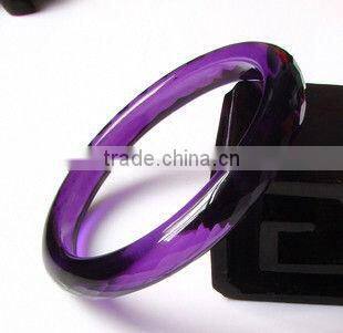 Lucky amethyst crystal bangles for sale