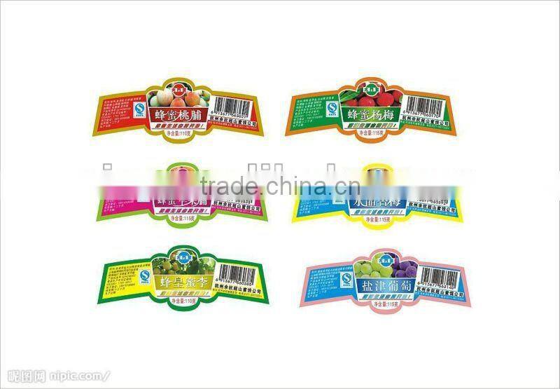 shanghai printing round sticker label