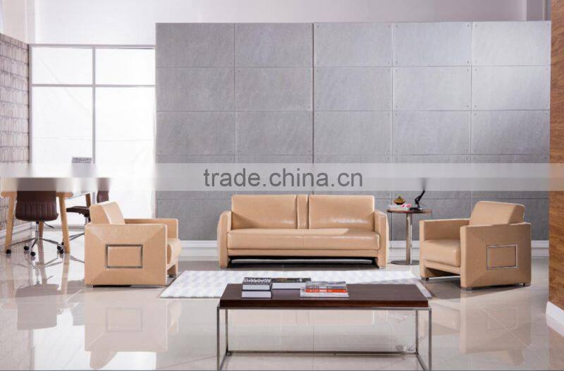 Guangzhou furniture leader sofa modern office sofa set design