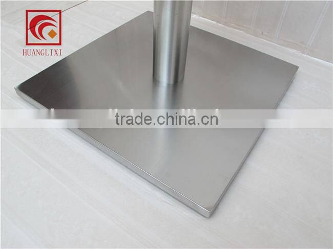 Composite base brushed stainless steel table leg stainless steel chassis restaurant table frame Coffee legs