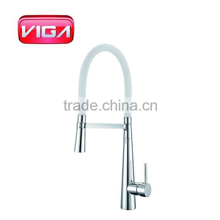 New Design Pull Out Brass Black Kitchen Faucet Mixer