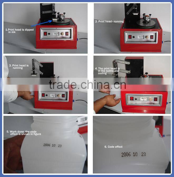 Salable appearance elegant plastic bottle coding machine