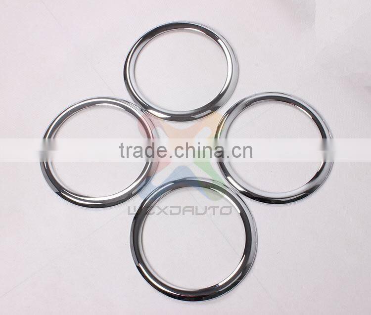 Chrome Car Door Stereo Speaker Cover Trim 2pcs DOOR SPEAKER COVER FOR JEEP COMPASS 2014