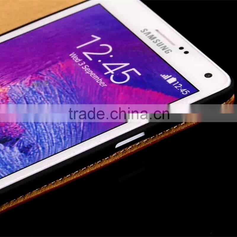 Factory Price Wholesale waterproof Flip case for Samsung Note 4