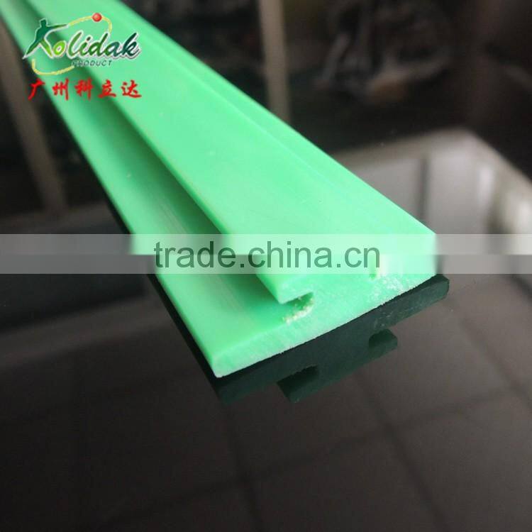 Plastic extrusion PE/PVC green plastic profile