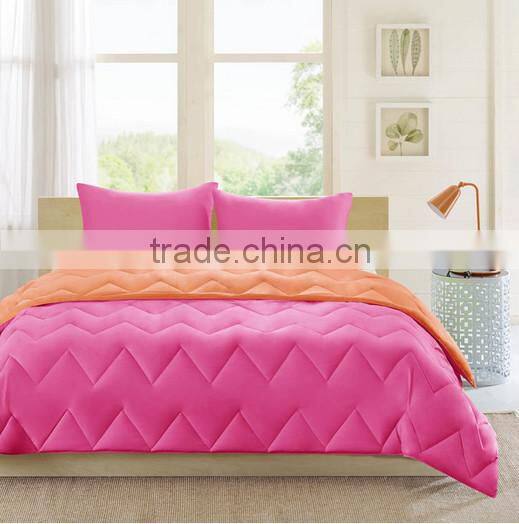 Intelligent Design Reversible Down Duvet Alternative 3-pieces Comforter Set,Microfiber Fillling Quilt