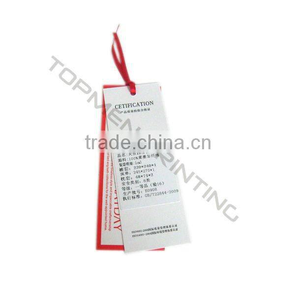 Customized Apparel Hang Tag Design