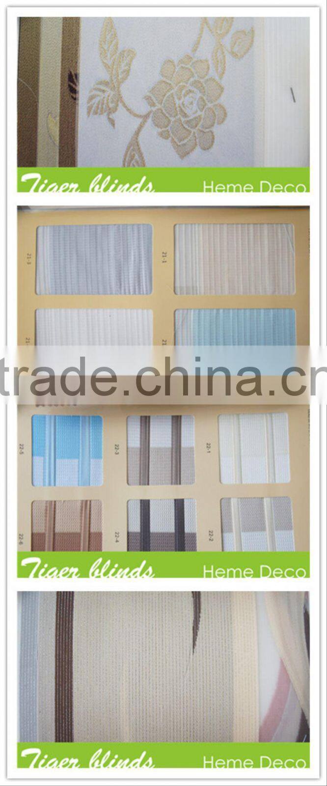 fashionable blackout high quality zebra blind