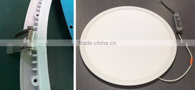 New Design Springs Ceiling Recessed Die-casting Shaped 4000LM 3 Years' Warranty 600MM LED Round Panel 40W