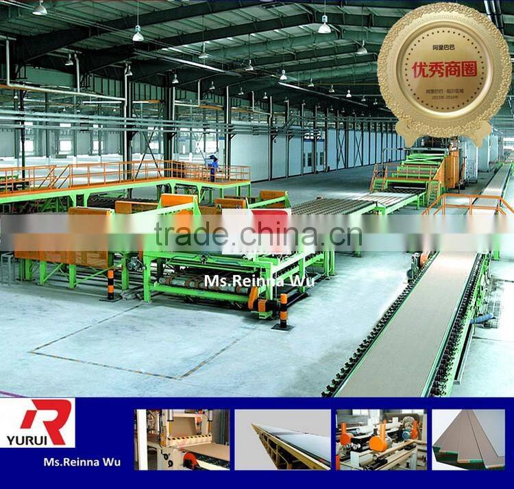 The new type gypsum board machine with CE and ISO/automatic paper-covered gypsum plaster board production line/machine