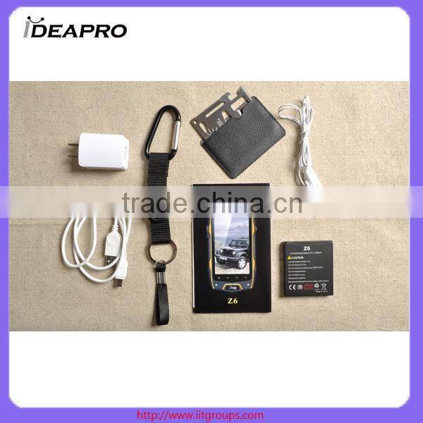 Most Popular Smart Phone Z6 with Dust Plug, Waterproof Phone, Most Popular Smart Phone