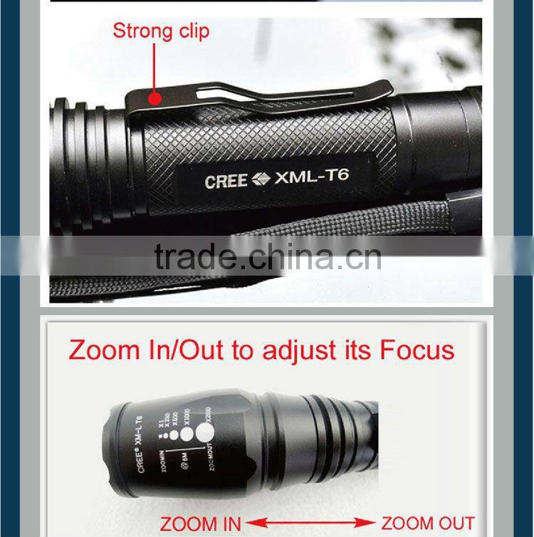 10w High Power Zoomable Best Torch Light