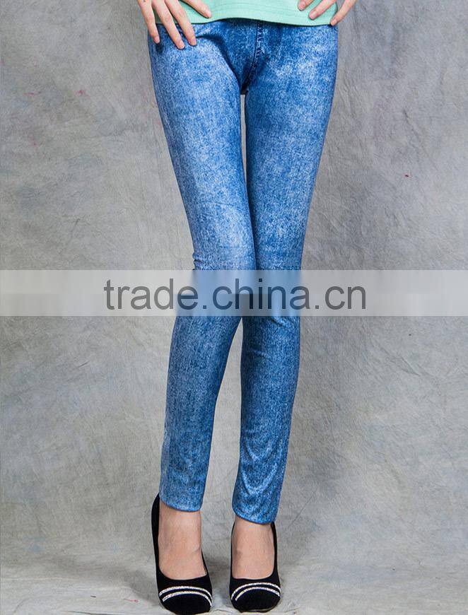 Beautiful jean printed high fashion new style wholesale leggings supplier india