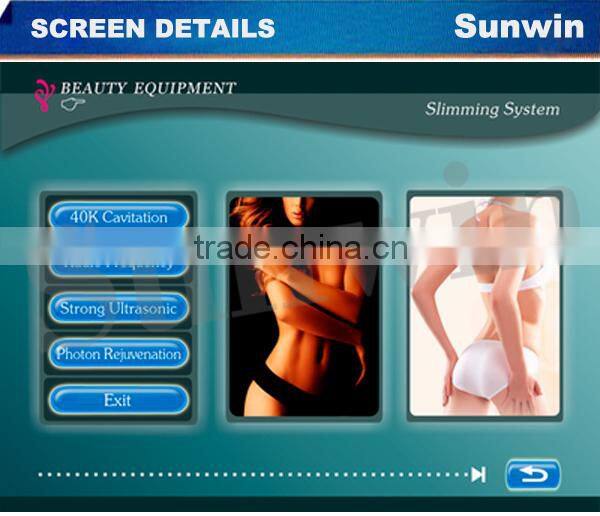 7in1 Professional Cavitation RF Ultrasound slimming machine