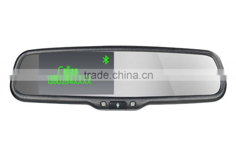 4.3 Inch Car Rear View Mirror Monitor with Bluetooth Handsfree for any Car Model
